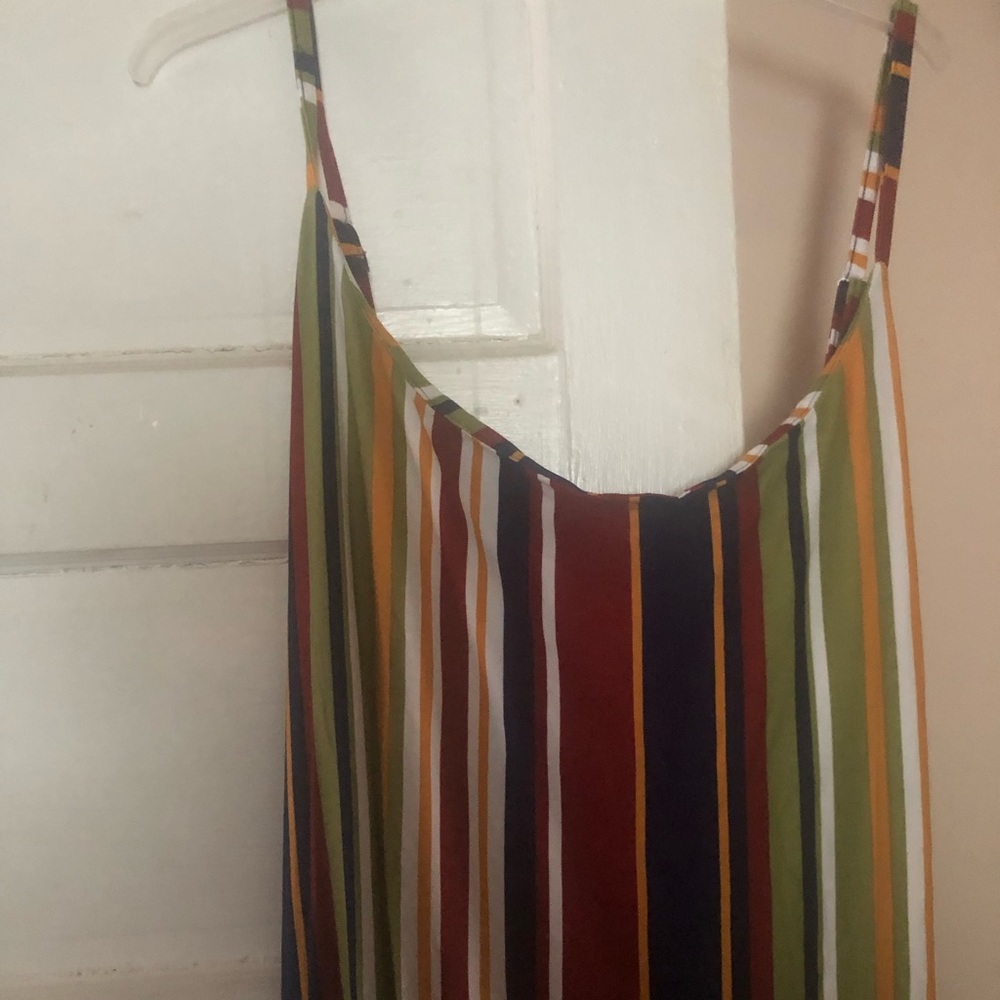 4x NWOT multi color striped soft material maxi dress